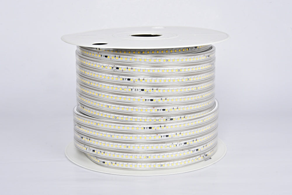 220V 2835-144D High Voltage LED Strip Light - Flexible Neon Light Strip (100M Roll, IP67, 220V)