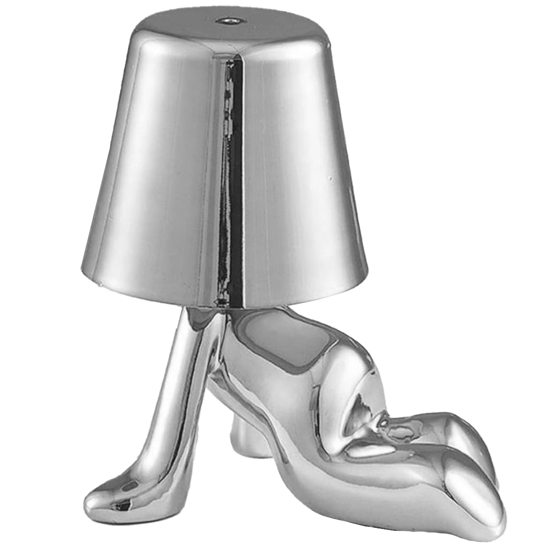 Besty Home Thinker مصباح مصباح اللمس بجانب السرير ، تمثال مصباح LED Bedside Restaurant Lampy ، USB قابلة لإعادة الشحن 3 باهتة (جيريمي)