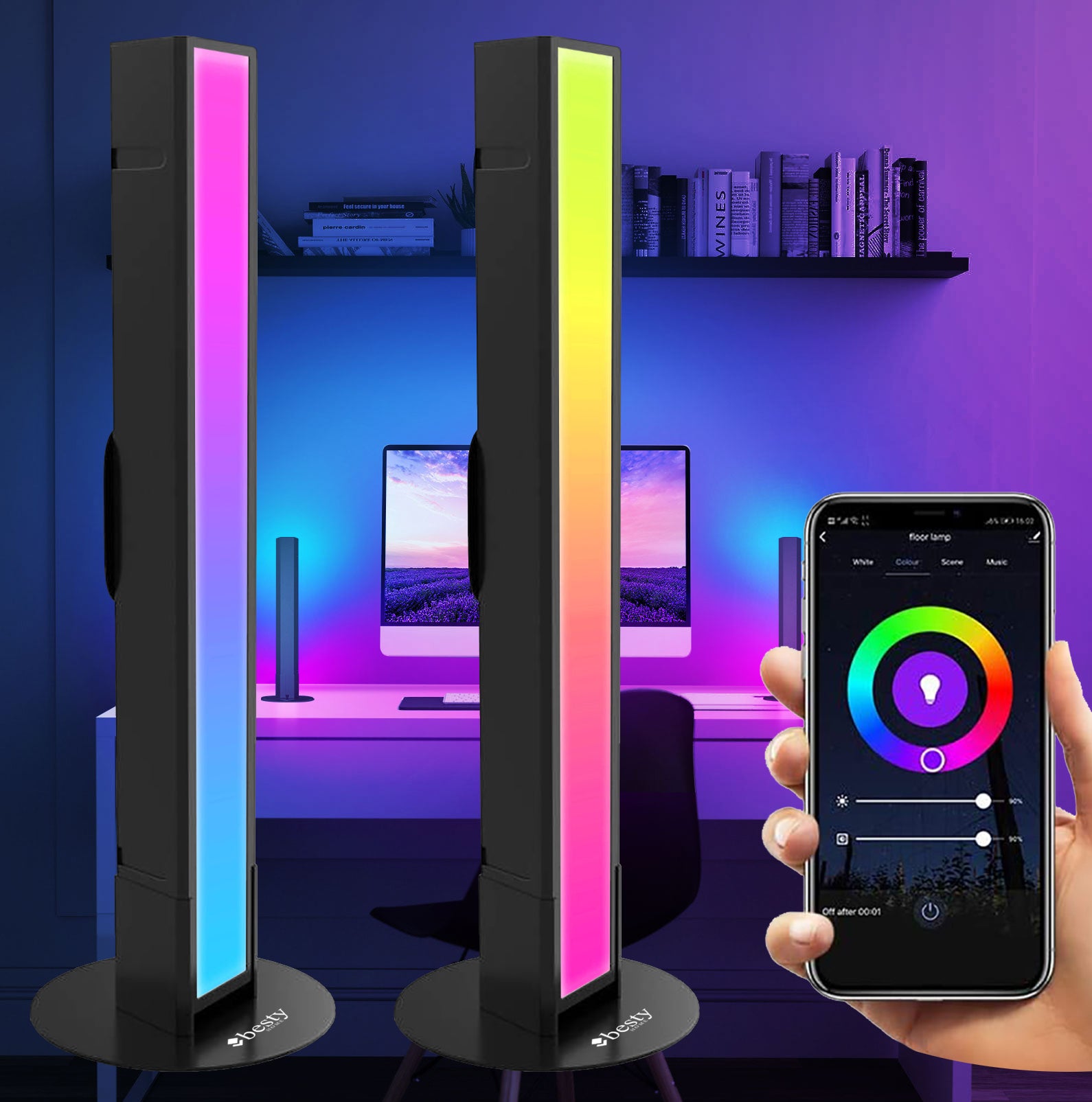 Smart Flow Light Bars BESTY HOME