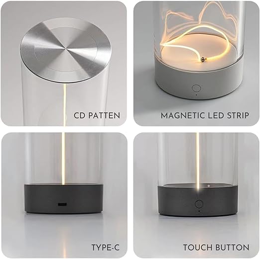 BESTY HOME Fila Table Lamp 3000 mAh Ambient Minimalist Design, Rechargeable Modern Dimmable Nightstand Besty Home