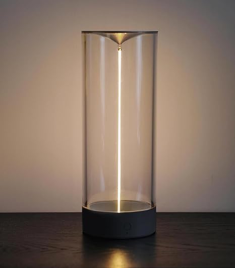 BESTY HOME Fila Table Lamp 3000 mAh Ambient Minimalist Design, Rechargeable Modern Dimmable Nightstand Besty Home