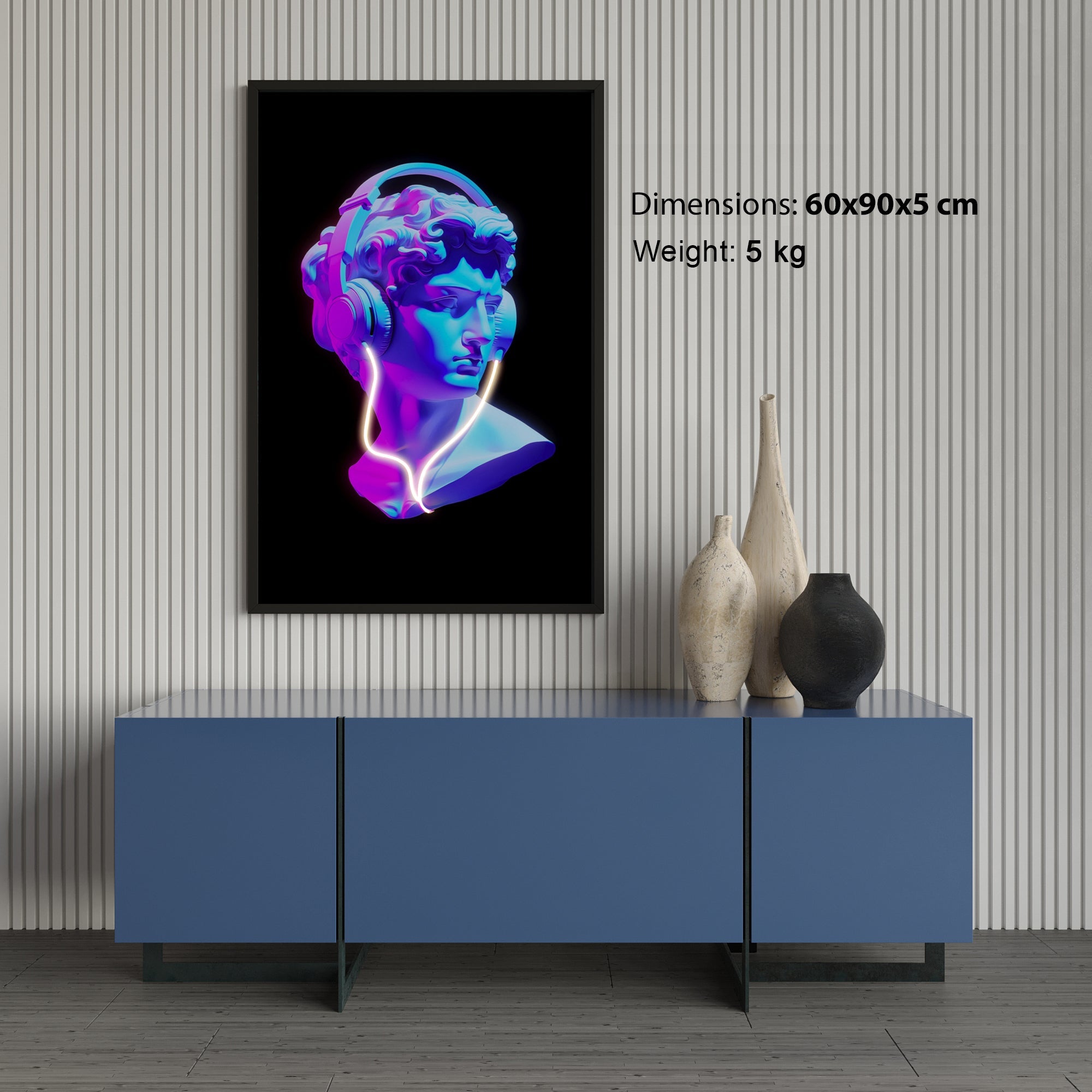 Wall Artwork The Colossal Statue of Augustus with LED - DG201 Besty Home