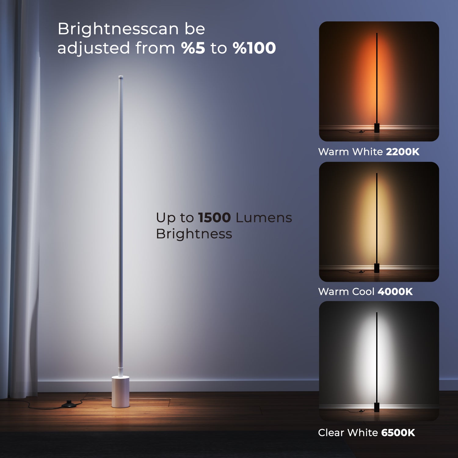 Smart RGB Floor Lamp BESTY HOME
