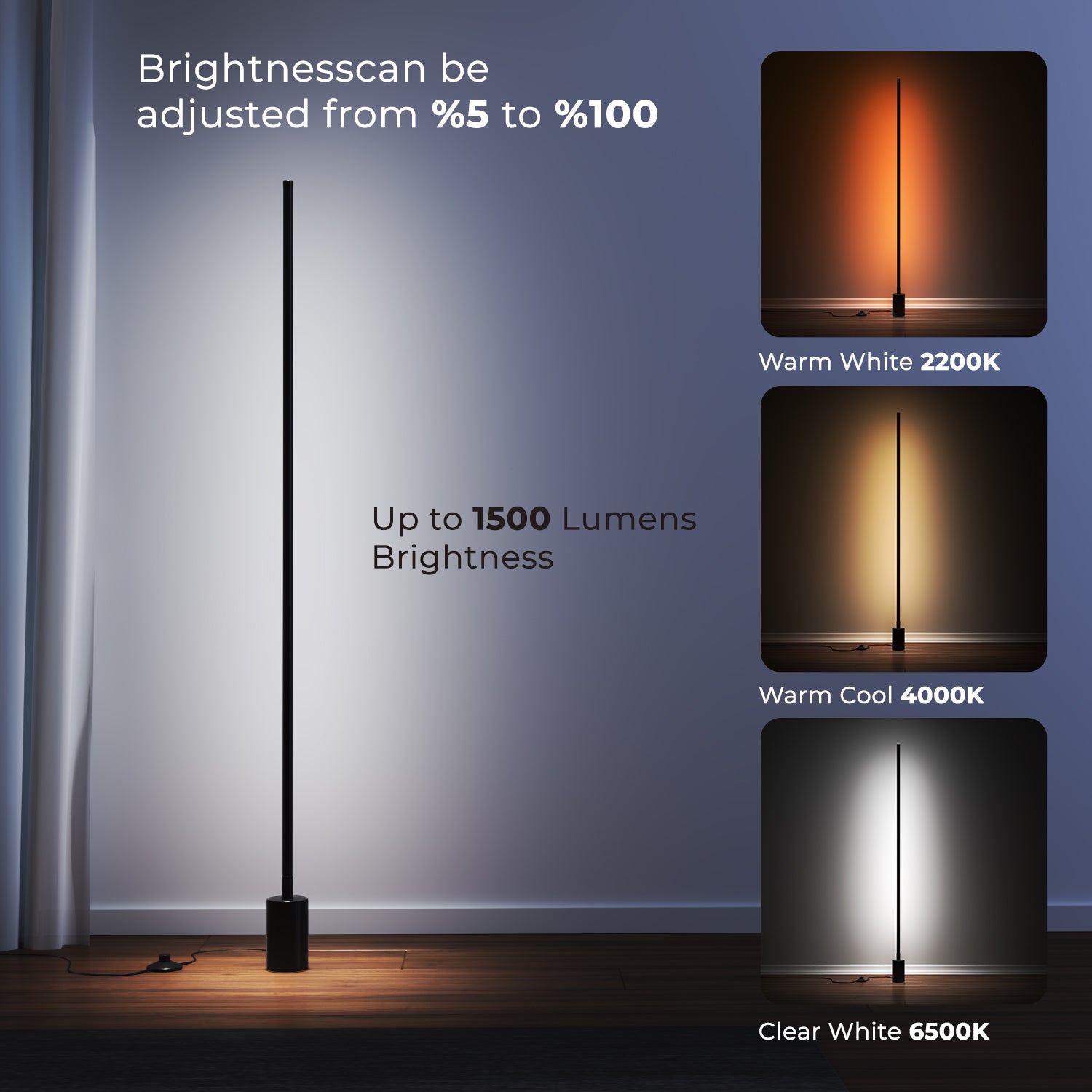 Smart RGB Floor Lamp BESTY HOME