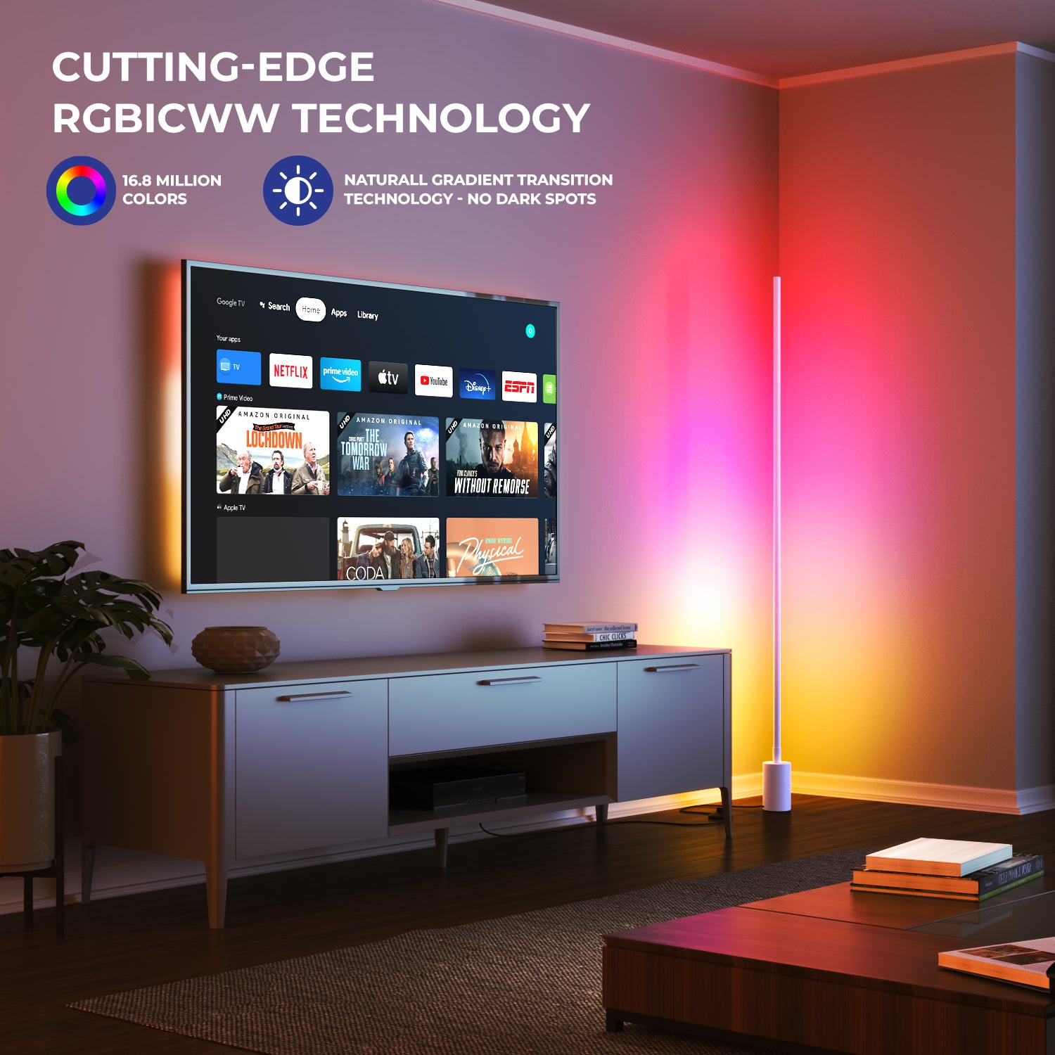 Smart RGB Floor Lamp BESTY HOME