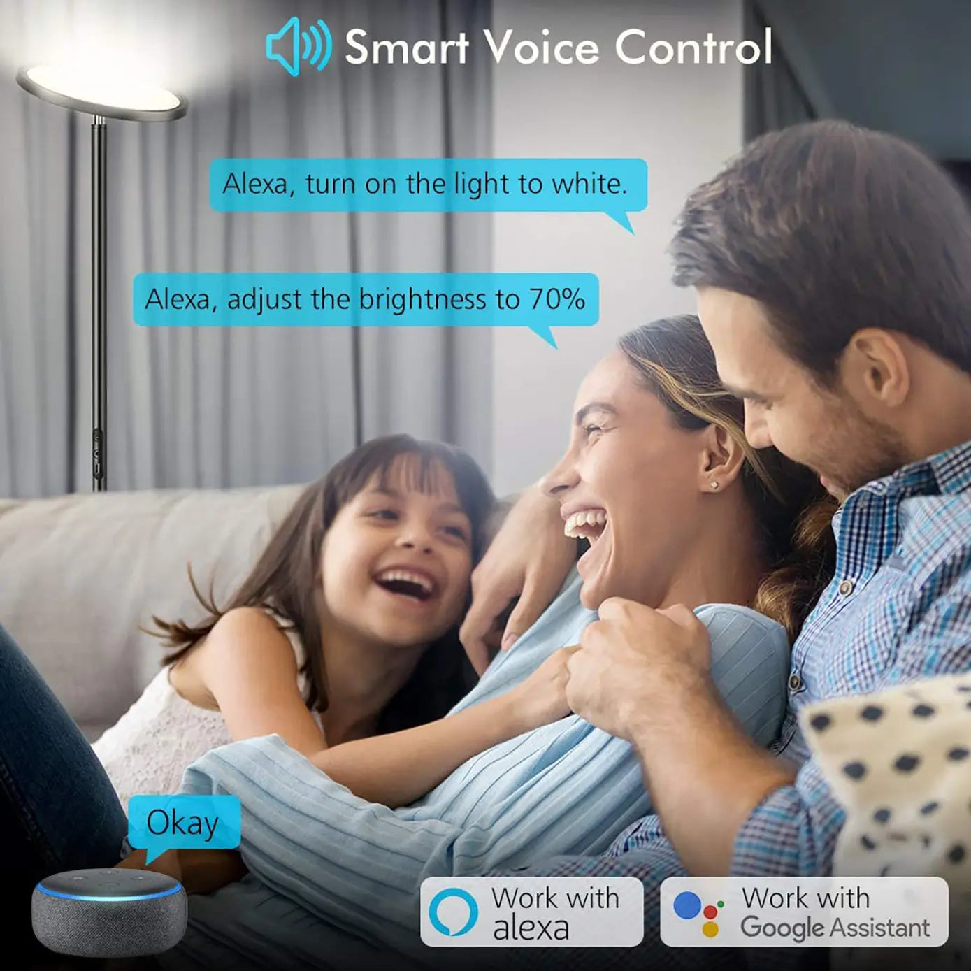 RGBW Smart Wifi Floor Lamp BESTY HOME