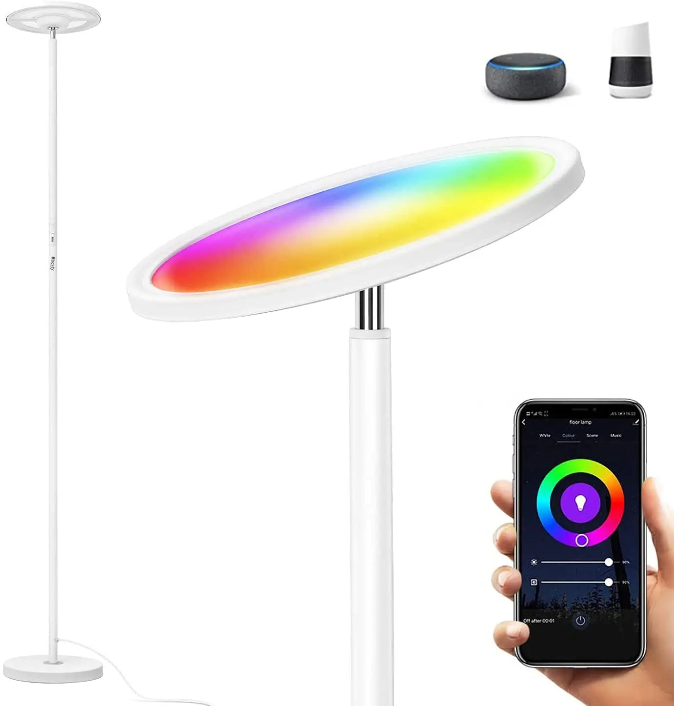 RGBW Smart Wifi Floor Lamp BESTY HOME