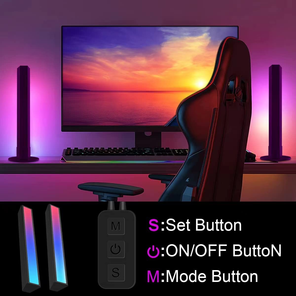 Smart Flow Light Bars BESTY HOME