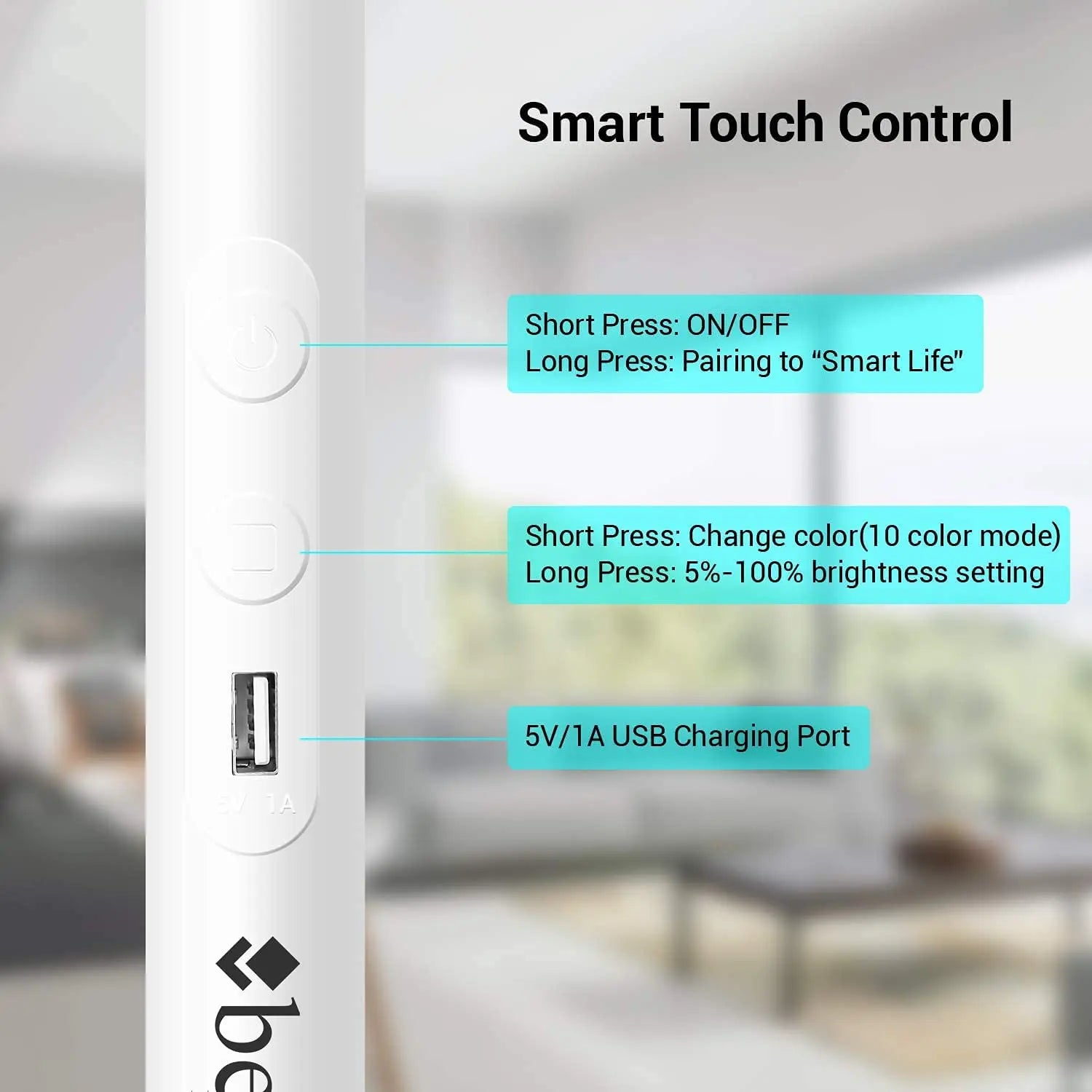RGBW Smart Wifi Floor Lamp BESTY HOME