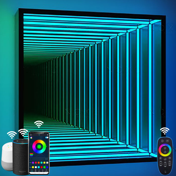 Smart Portal Wall Mirror RGB - 50CM BESTY HOME
