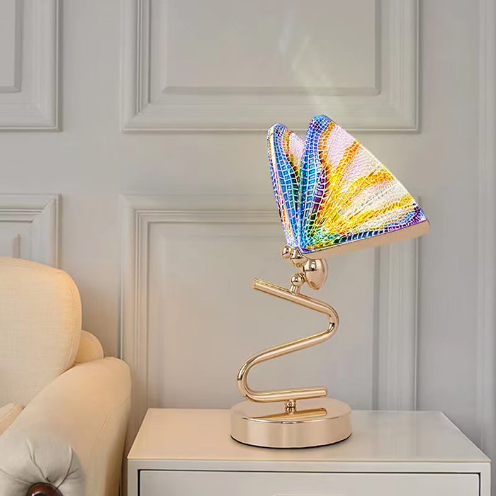 Butterfly Glass Table Lamp