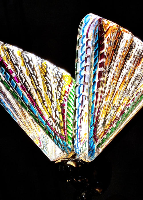 Butterfly Glass Table Lamp