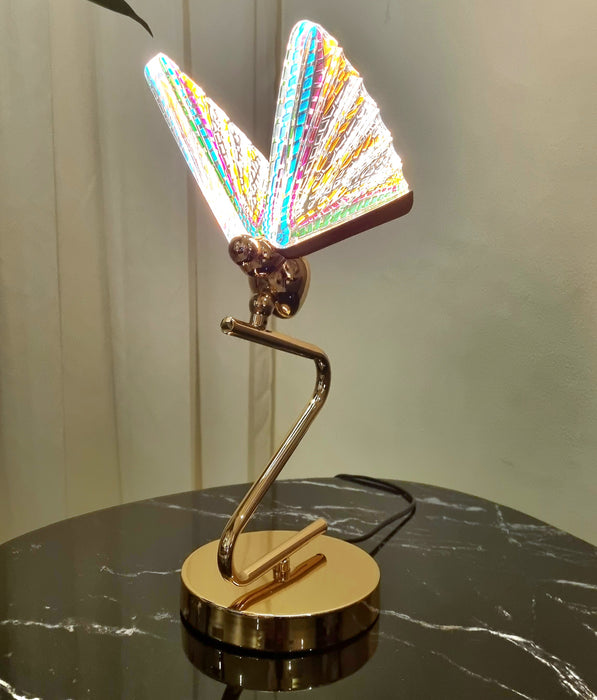 Butterfly Glass Table Lamp