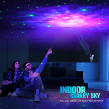 Load image into Gallery viewer, Astronaut Starry Night Light Galaxy Projector
