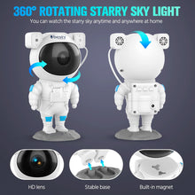 Load image into Gallery viewer, Astronaut Starry Night Light Galaxy Projector
