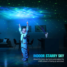 Load image into Gallery viewer, Astronaut Starry Night Light Galaxy Projector
