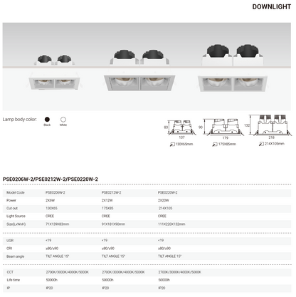 Tianyue Series – Versatile Commercial Spotlights and Downlights Besty Home