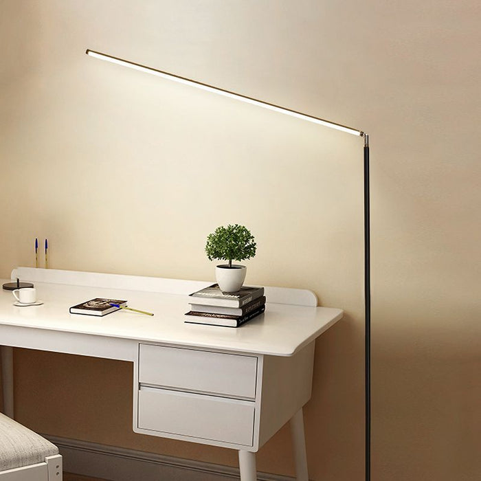 Flexible Neck LED Floor Lamp Dimmable with Remote Control