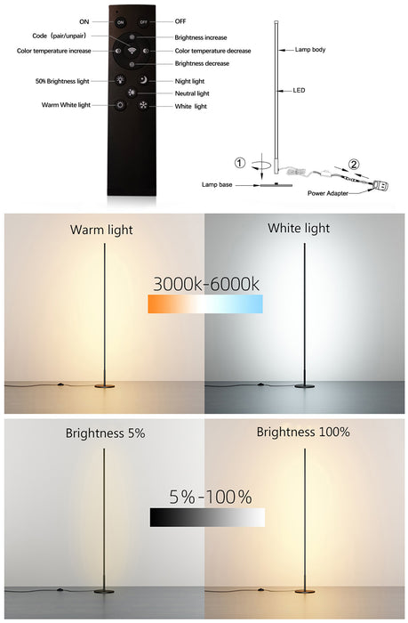 المصباح الأرضي LED الحد الأدنى