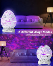 Load image into Gallery viewer, BESTY HOME Dinosaur Egg Star Projector, Galaxy Projector for Bedroom with Bluetooth Speaker
