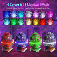 Load image into Gallery viewer, BESTY HOME Dinosaur Egg Star Projector, Galaxy Projector for Bedroom with Bluetooth Speaker
