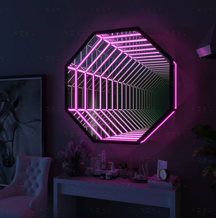 Smart Portal Wall Mirror RGB - 50CM BESTY HOME